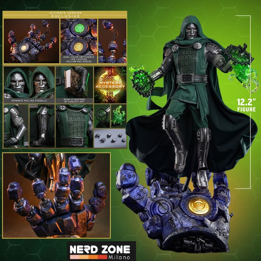 PRE ORDINE HOT TOYS - Avengers: Doomsday Movie Masterpiece Action Figure 1/6 Doctor Doom (Ultimate Version) 31 cm