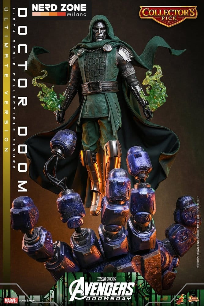 PRE ORDINE HOT TOYS - Avengers: Doomsday Movie Masterpiece Action Figure 1/6 Doctor Doom (Ultimate Version) 31 cm