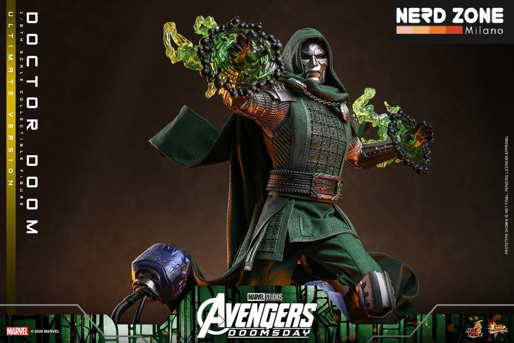 PRE ORDINE HOT TOYS - Avengers: Doomsday Movie Masterpiece Action Figure 1/6 Doctor Doom (Ultimate Version) 31 cm