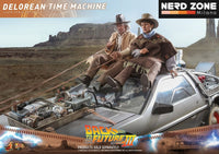 HOT TOYS - Back to the Future III Movie Masterpiece Vehicle 1/6 DeLorean Time Machine 72 cm