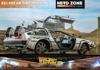 HOT TOYS - Back to the Future III Movie Masterpiece Vehicle 1/6 DeLorean Time Machine 72 cm