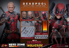 HOT TOYS - Deadpool & Wolverine Movie Masterpiece Action Figure 1/6 Deadpool (Battling Version) 31 cm MMS782