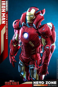 HOT TOYS - Iron Man 3 Diorama 1/6 Iron Man Mark VII (Open Armor Version) 32 cm