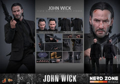 HOT TOYS - John Wick Movie Masterpiece Action Figure 1/6 John Wick 31 cm MMS832