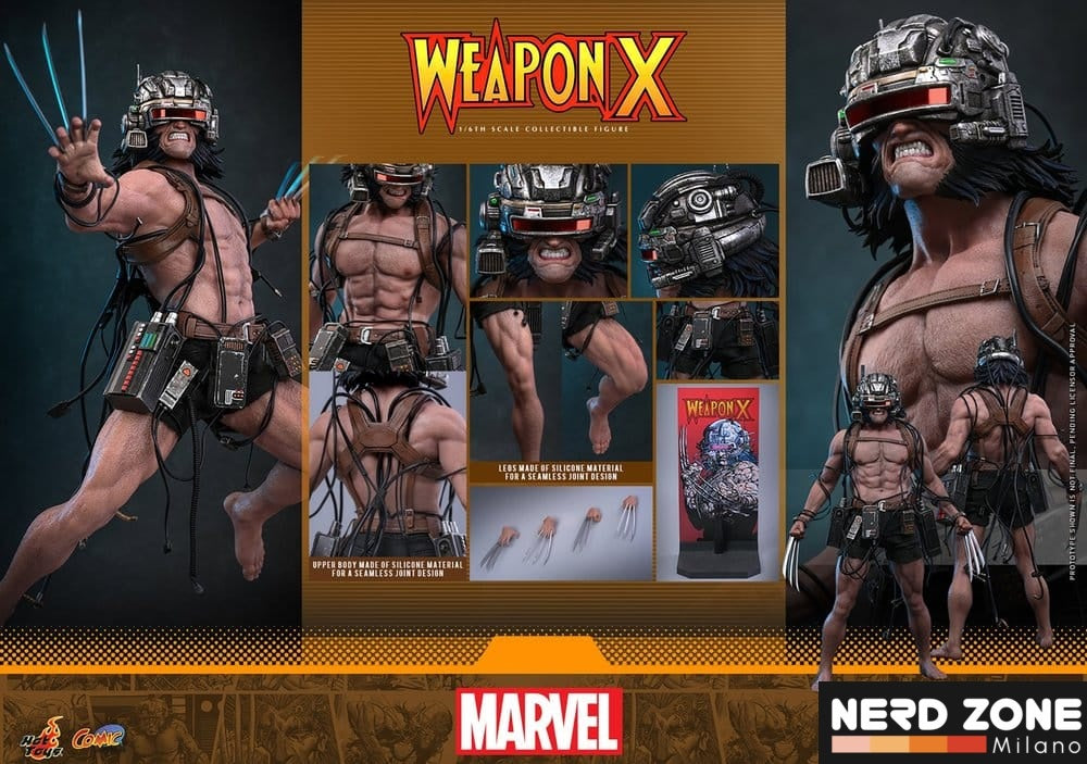 PRE ORDINE - HOT TOYS - Marvel Comic Masterpiece Action Figure 1/6 Weapon X 31 cm