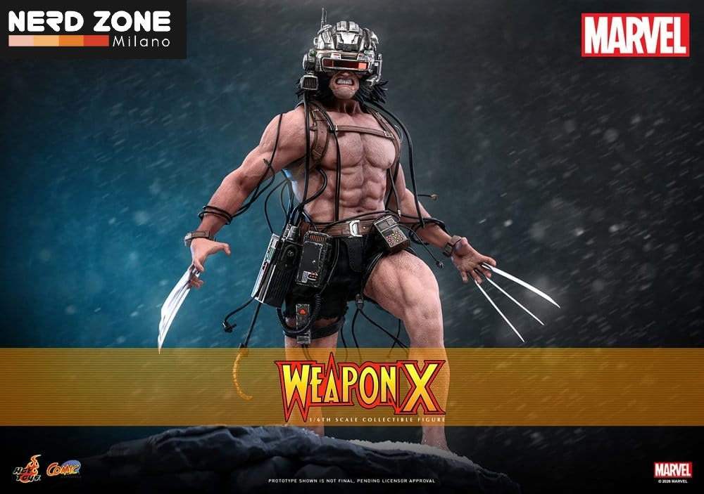 PRE ORDINE - HOT TOYS - Marvel Comic Masterpiece Action Figure 1/6 Weapon X 31 cm