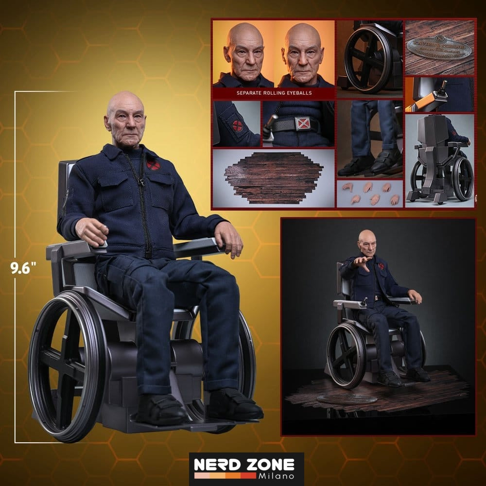 PRE ORDINE - HOT TOYS - Marvel X-Men Action Figure 1/6 Professor X 25 cm