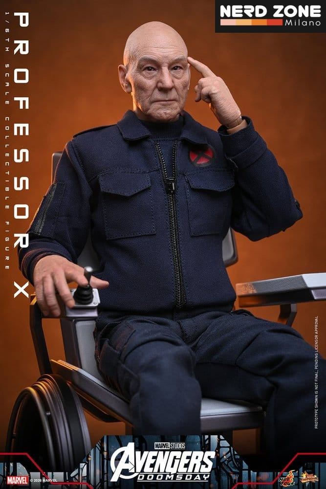 PRE ORDINE - HOT TOYS - Marvel X-Men Action Figure 1/6 Professor X 25 cm