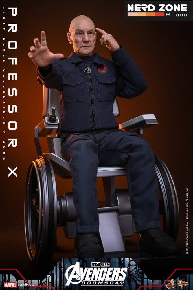 PRE ORDINE - HOT TOYS - Marvel X-Men Action Figure 1/6 Professor X 25 cm