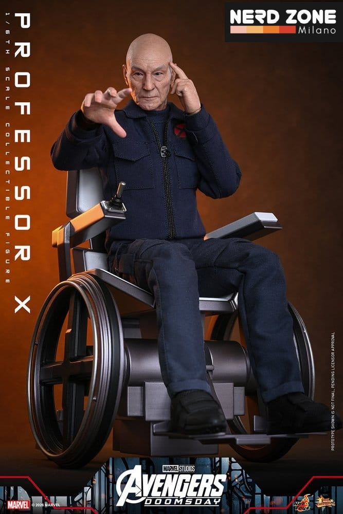 PRE ORDINE - HOT TOYS - Marvel X-Men Action Figure 1/6 Professor X 25 cm