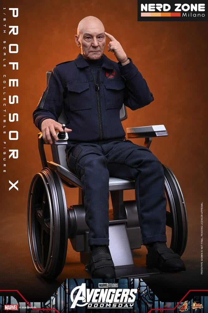 PRE ORDINE - HOT TOYS - Marvel X-Men Action Figure 1/6 Professor X 25 cm