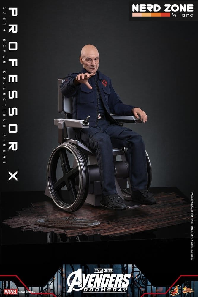 PRE ORDINE - HOT TOYS - Marvel X-Men Action Figure 1/6 Professor X 25 cm