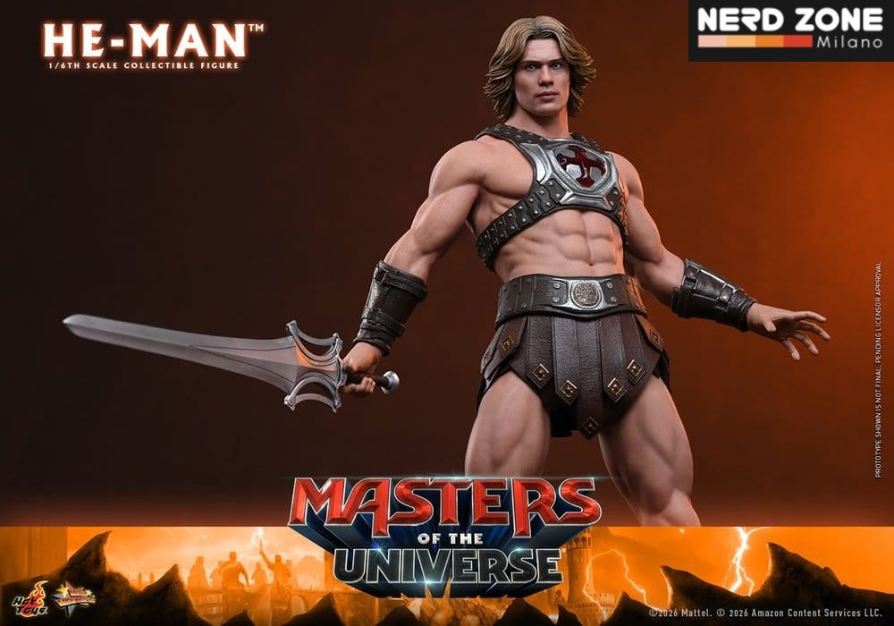 PRE ORDINE - HOT TOYS - Masters of the Universe Movie Masterpiece Action Figure 1/6 He-Man 31 cm