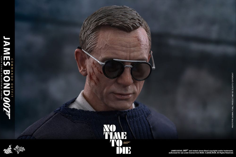 HOT TOYS - No Time To Die Movie Masterpiece Action Figure 1/6 James Bond (Commando Outfit) Hot Toys Exclusive 30 cm MMS804