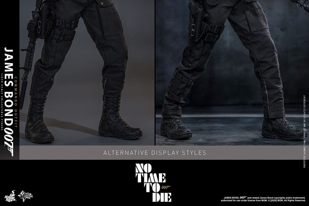 HOT TOYS - No Time To Die Movie Masterpiece Action Figure 1/6 James Bond (Commando Outfit) Hot Toys Exclusive 30 cm MMS804
