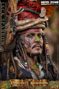PRE ORDINE - HOT TOYS - Pirates of the Caribbean: Dead Man's Chest Action DX Figure 1/6 Pelegostos Chief Jack Sparrow 30 cm