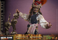 PRE ORDINE - HOT TOYS - Pirates of the Caribbean: Dead Man's Chest Action DX Figure 1/6 Pelegostos Chief Jack Sparrow 30 cm