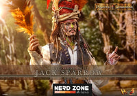 PRE ORDINE - HOT TOYS - Pirates of the Caribbean: Dead Man's Chest Action DX Figure 1/6 Pelegostos Chief Jack Sparrow 30 cm