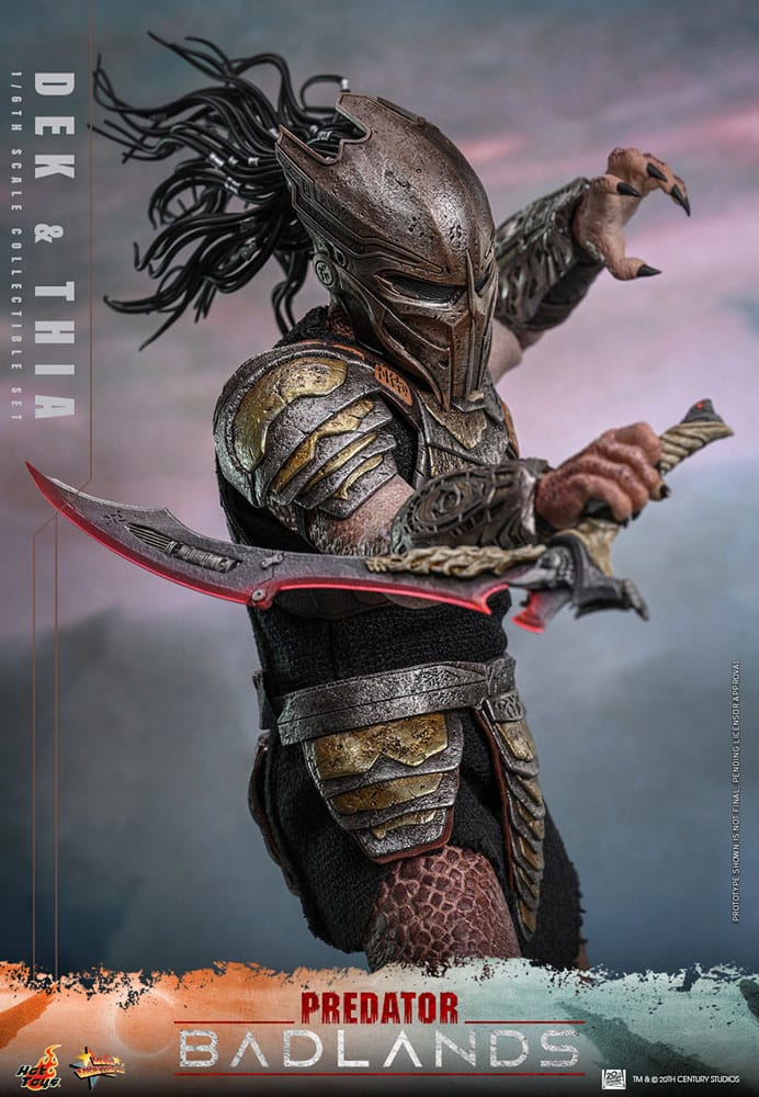 PRE ORDINE - HOT TOYS - Predator: Badlands Movie Masterpiece Action Figure 1/6 Dek & Thia 30 cm