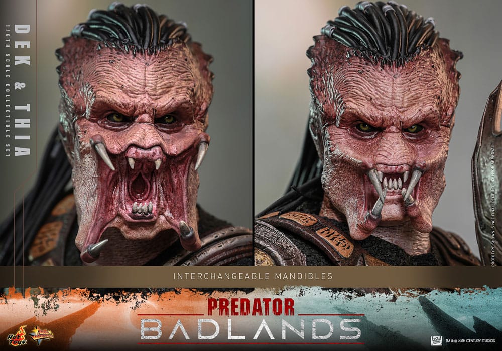 PRE ORDINE - HOT TOYS - Predator: Badlands Movie Masterpiece Action Figure 1/6 Dek & Thia 30 cm