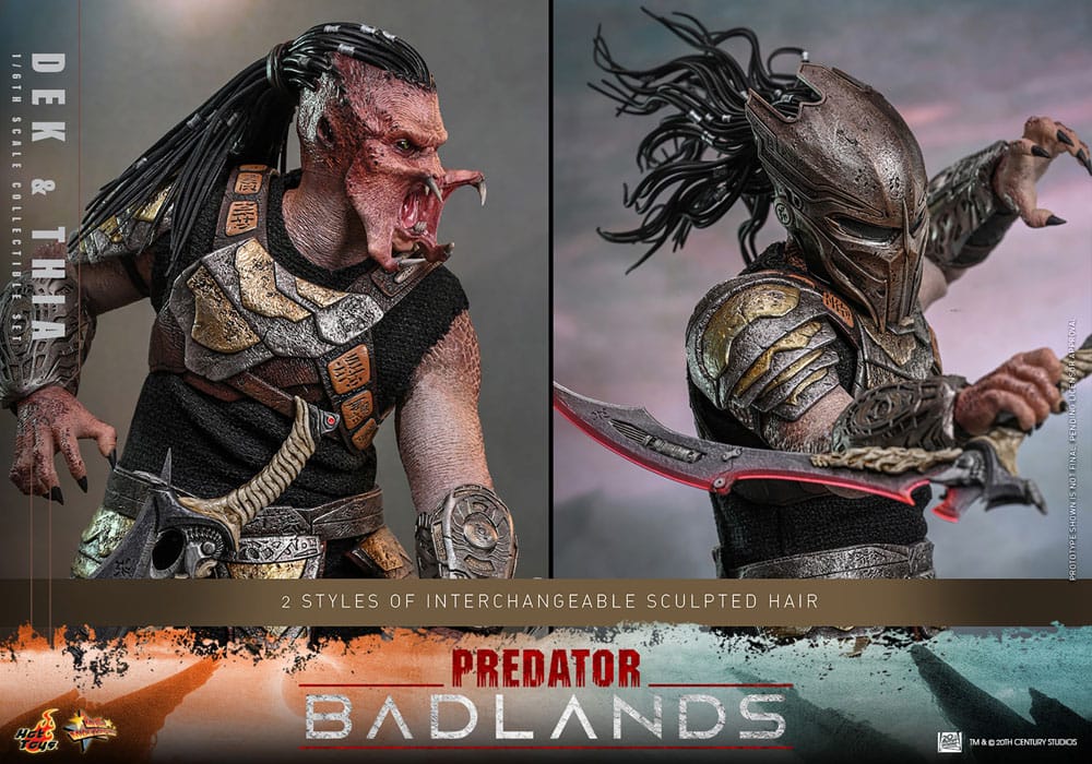 PRE ORDINE - HOT TOYS - Predator: Badlands Movie Masterpiece Action Figure 1/6 Dek & Thia 30 cm