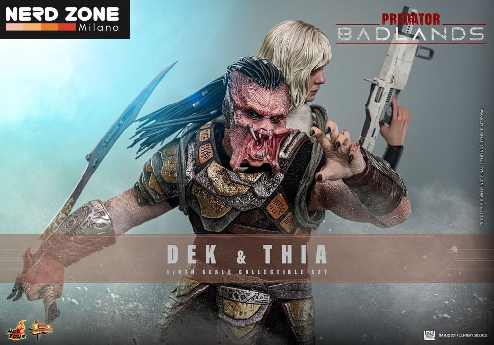 PRE ORDINE - HOT TOYS - Predator: Badlands Movie Masterpiece Action Figure 1/6 Dek & Thia 30 cm