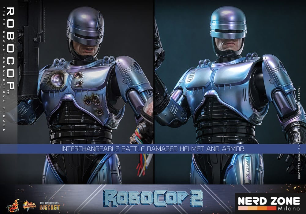 HOT TOYS - ROBOCOP 2 -Robocop Diecast Action Figure 1/6 RoboCop 30 cm (MMS827D74)