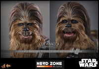 HOT TOYS - STAR WARS - EPISODE V - Chewbacca With Disassembled C-3PO - Action Figure 1/6  MMS766 36 cm