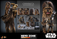 HOT TOYS - STAR WARS - EPISODE V - Chewbacca With Disassembled C-3PO - Action Figure 1/6  MMS766 36 cm