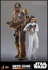 HOT TOYS - STAR WARS - EPISODE V - Chewbacca With Disassembled C-3PO - Action Figure 1/6  MMS766 36 cm