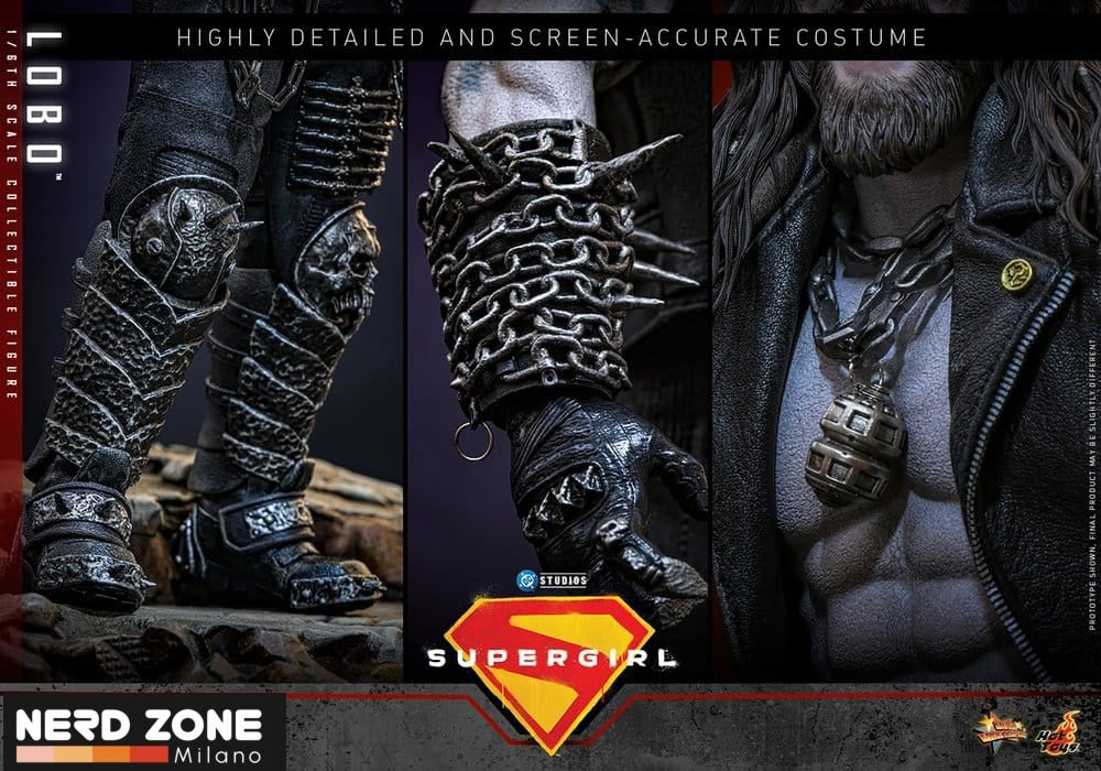 PRE ORDINE - HOT TOYS - SUPERGIRL DC Comics Movie Masterpiece Action Figure 1/6 Lobo 33 cm