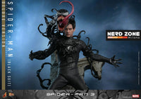 HOT TOYS - Spider-Man 3 Movie Masterpiece Action Figure 1/6 Spider-Man (Black Suit) (Deluxe Version) 30 cm   MMS728