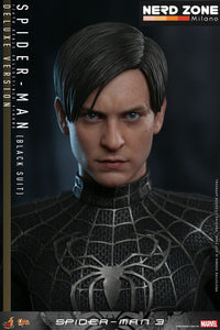 HOT TOYS - Spider-Man 3 Movie Masterpiece Action Figure 1/6 Spider-Man (Black Suit) (Deluxe Version) 30 cm   MMS728