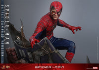 PRE ORDINE - HOT TOYS - Spider-Man Movie Masterpiece Action Figure 1/6 Spider-Man (Battle Damaged Version) 30 cm