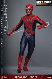 PRE ORDINE - HOT TOYS - Spider-Man Movie Masterpiece Action Figure 1/6 Spider-Man (Battle Damaged Version) 30 cm