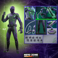 HOT TOYS - Spider-Man Video Game Masterpiece Action Figure 1/6 Miles Morales (Purple Reign Suit) Hot Toys Exclusive 30 cm