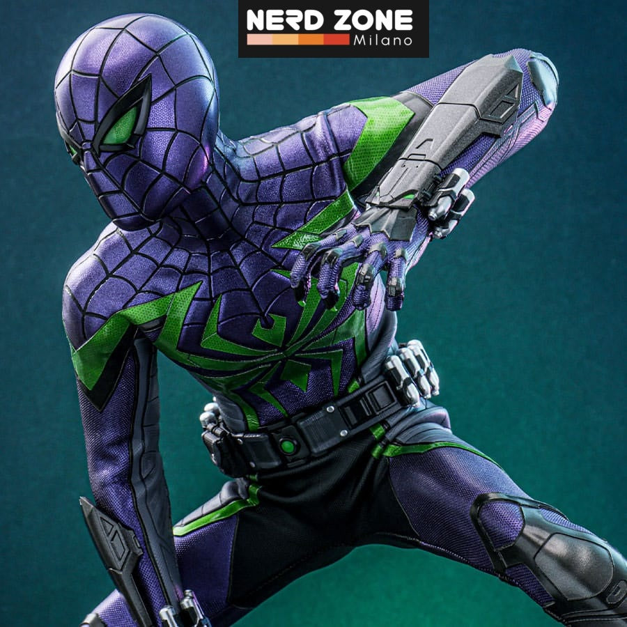 HOT TOYS - Spider-Man Video Game Masterpiece Action Figure 1/6 Miles Morales (Purple Reign Suit) Hot Toys Exclusive 30 cm