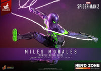 HOT TOYS - Spider-Man Video Game Masterpiece Action Figure 1/6 Miles Morales (Purple Reign Suit) Hot Toys Exclusive 30 cm
