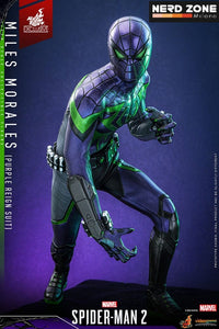HOT TOYS - Spider-Man Video Game Masterpiece Action Figure 1/6 Miles Morales (Purple Reign Suit) Hot Toys Exclusive 30 cm