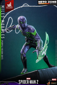 HOT TOYS - Spider-Man Video Game Masterpiece Action Figure 1/6 Miles Morales (Purple Reign Suit) Hot Toys Exclusive 30 cm