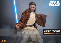 HOT TOYS - Star Wars: Episode II - Attack of the Clones Action Figure 1/6 Obi-Wan Kenobi 31 cm