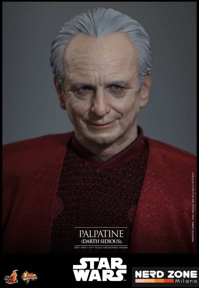 HOT TOYS - Star Wars: Episode III - Revenge of the Sith Action Figure 1/6 Palpatine (Darth Sidious) 29 cm MMS805