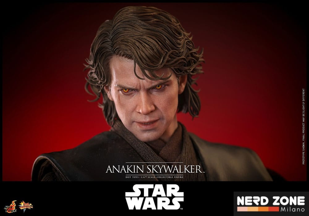 HOT TOYS - Star Wars: Episode III - Revenge of the Sith Movie Masterpiece Action Figure 1/6 Anakin Skywalker 31 cm MMS839