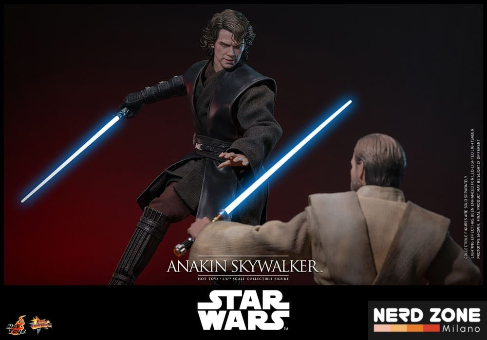 HOT TOYS - Star Wars: Episode III - Revenge of the Sith Movie Masterpiece Action Figure 1/6 Anakin Skywalker 31 cm MMS839