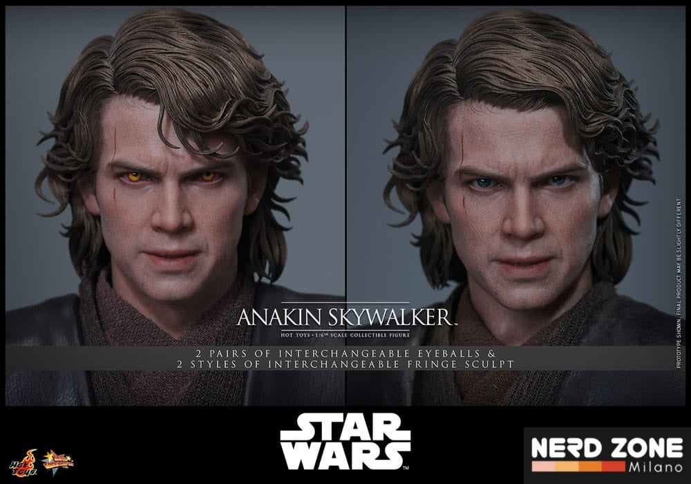 HOT TOYS - Star Wars: Episode III - Revenge of the Sith Movie Masterpiece Action Figure 1/6 Anakin Skywalker 31 cm MMS839