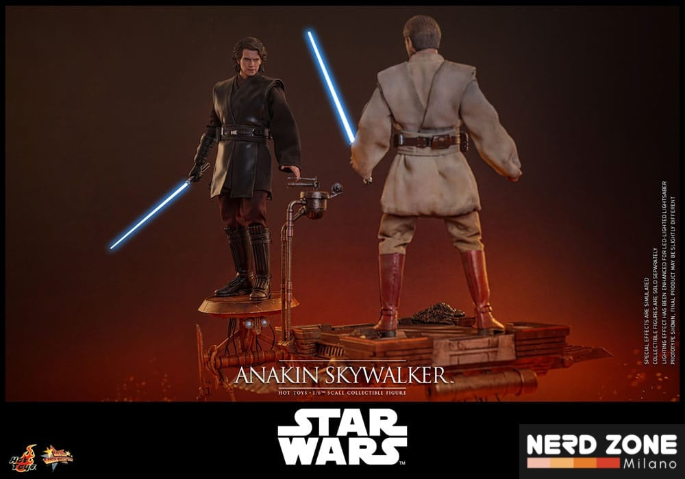 HOT TOYS - Star Wars: Episode III - Revenge of the Sith Movie Masterpiece Action Figure 1/6 Anakin Skywalker 31 cm MMS839