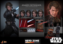 HOT TOYS - Star Wars: Episode III - Revenge of the Sith Movie Masterpiece Action Figure 1/6 Anakin Skywalker 31 cm MMS839