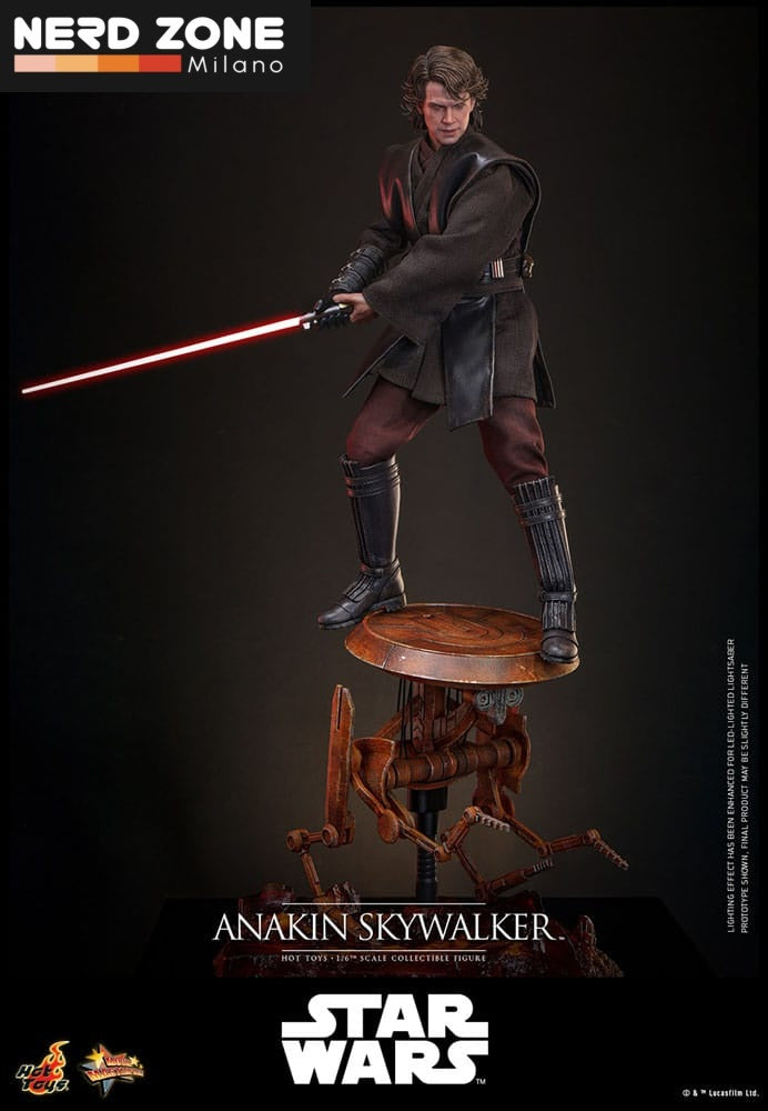 HOT TOYS - Star Wars: Episode III - Revenge of the Sith Movie Masterpiece Action Figure 1/6 Anakin Skywalker 31 cm MMS839