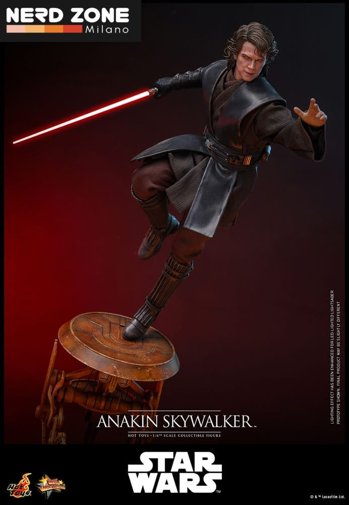 HOT TOYS - Star Wars: Episode III - Revenge of the Sith Movie Masterpiece Action Figure 1/6 Anakin Skywalker 31 cm MMS839