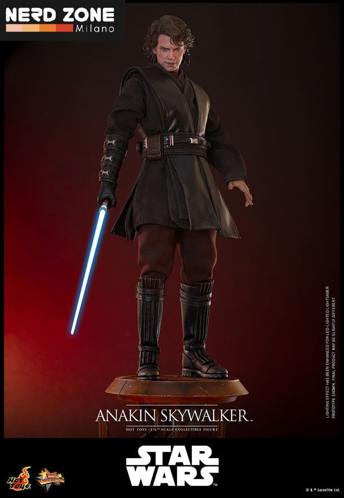 HOT TOYS - Star Wars: Episode III - Revenge of the Sith Movie Masterpiece Action Figure 1/6 Anakin Skywalker 31 cm MMS839